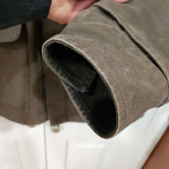 Filson Dry Tin Cloth Crusier - X-Large - Otter Green - Made in USA - Picture 4 of 14